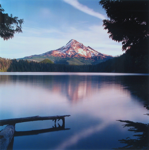 Bruce Clark, Mt. Hood from Lost Lake, photography