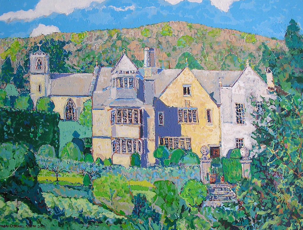 Douglas Campbell Smith, Owlpen Manor, acrylic