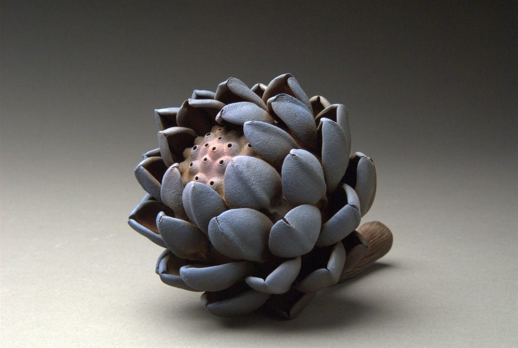 Artichoke #3, Hsin-Yi Huang, porcelain
