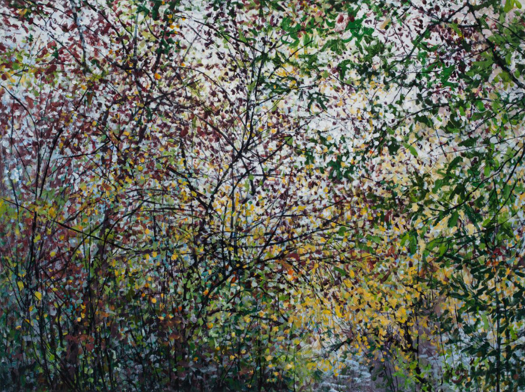 Angelita Surmon, Changing Seasons, acrylic on canvas
